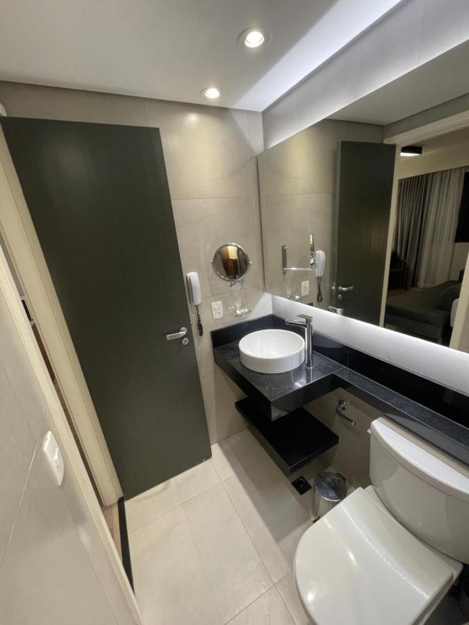 Flat Particular Incrivel Dentro Do Hotel M Ibirapuera Em Moema サンパウロ エクステリア 写真