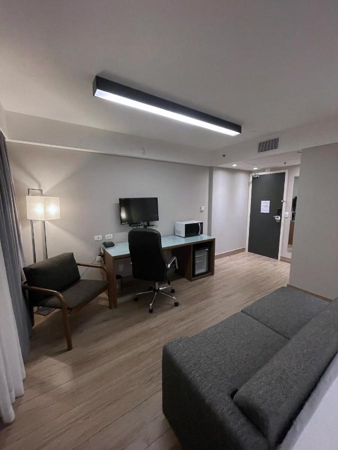 Flat Particular Incrivel Dentro Do Hotel M Ibirapuera Em Moema サンパウロ エクステリア 写真